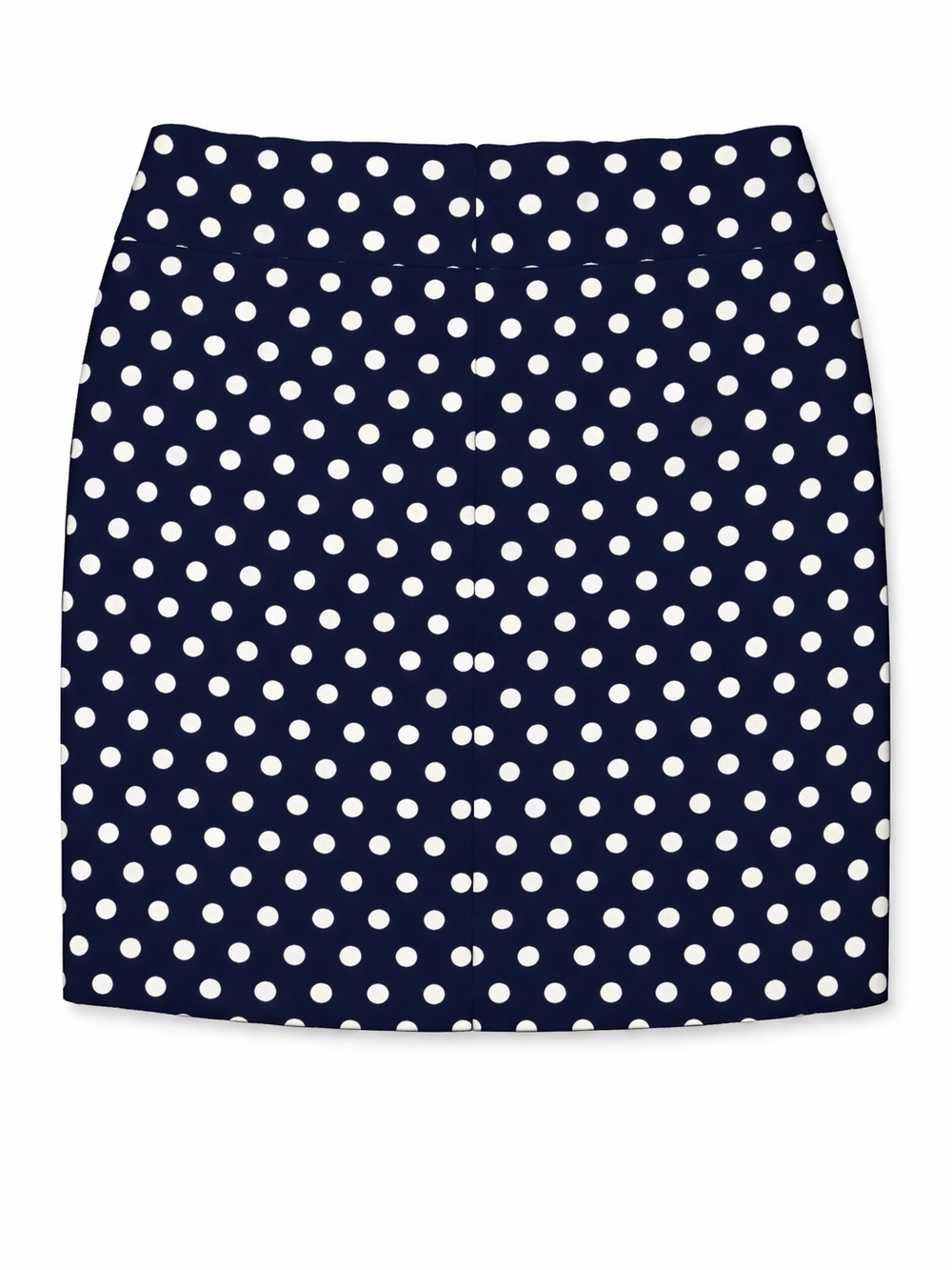 Banana Republic Polka Dot Skirt Size 8 Navy White Pencil Mini Classic - Picture 3 of 6